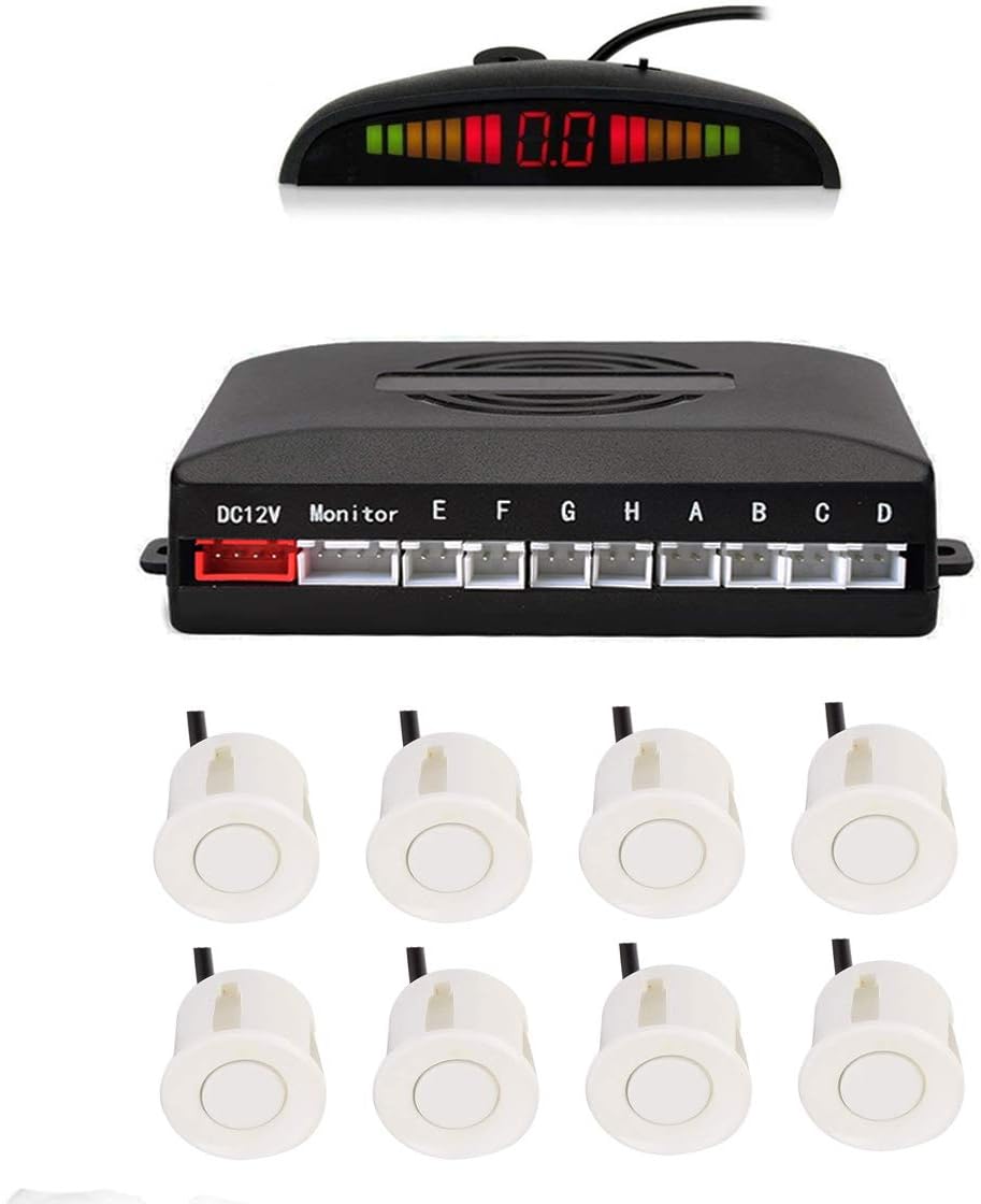 Car Reverse Parking Sensors System with 8 Sensors and Display
