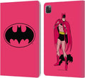 Head Case Designs Batman DC Comics Pink Logos Leather Wallet Case