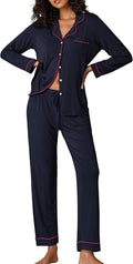 Ekouaer Pajamas for Women Long Sleeve Two-Piece Lounge Set