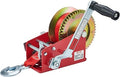 OPENROAD Boat Winch 3500lbs Hand Winch with 32ft Red Strap - 2 Speed