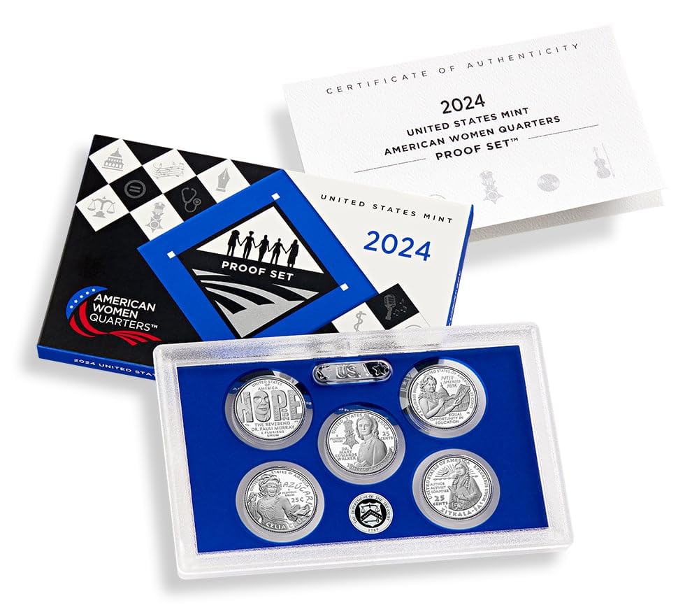 2024 S American Women Quarters Proof Set with Box & COA
