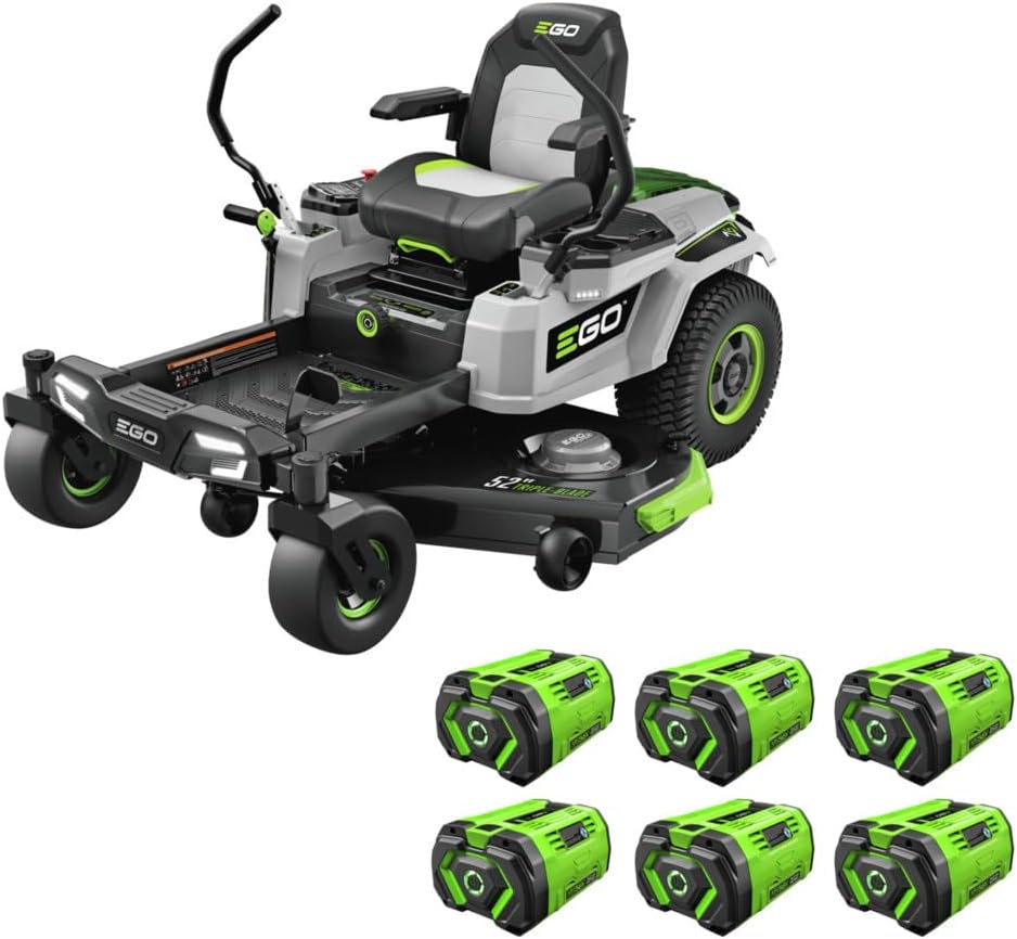 EGO Power+ Electric Riding Lawn Mower with 52 in Deck