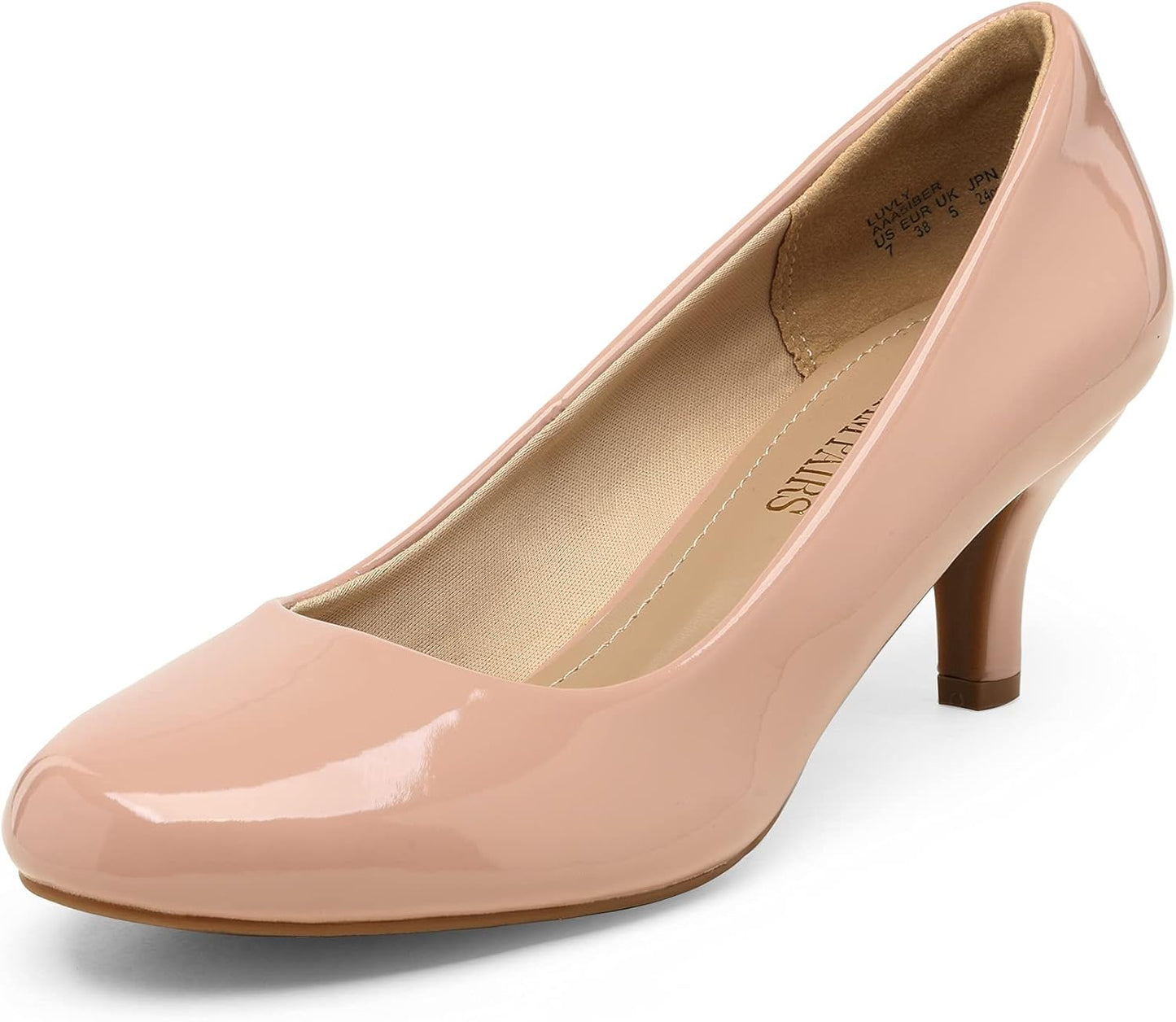 DREAM PAIRS Women's Dress Comfortable Low Heel Pump Shoes Review