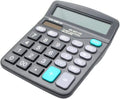 Desk Calculator 12-Digit Solar Battery Desktop Calculator - Large