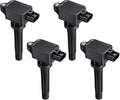 Ignition Coil Pack UF656 4-Pack Compatible with Mazda - Reliable