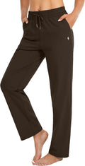 SANTINY Women's Cotton Sweatpants Yoga Lounge Casual Pants - Soft Hand