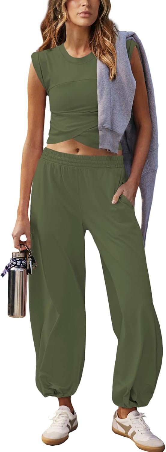 Women 2 Piece Outfit Set Loungewear for Stylish Comfort