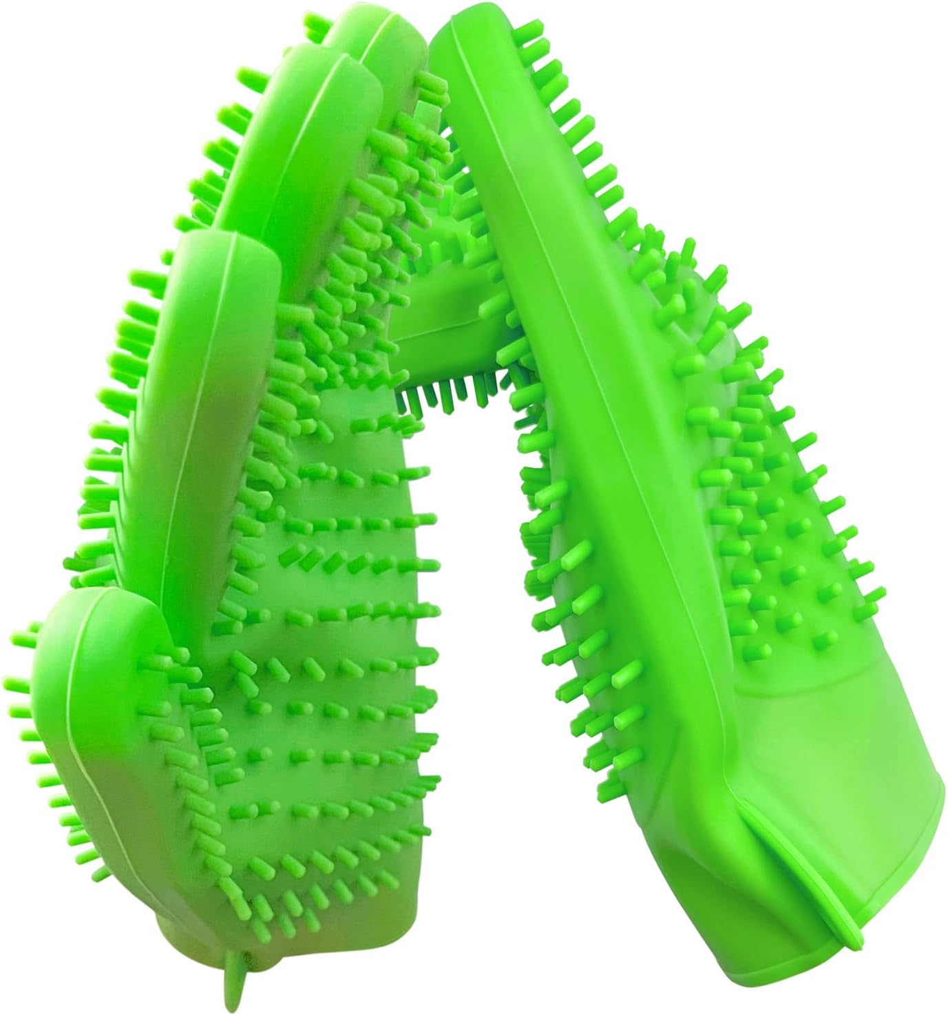 Pet Deshedding Glove Duo - Gentle Massaging & Hair Removal