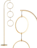 Brightech Nova 74 in Antique Brass Arch LED Floor Lamp - Dimmable