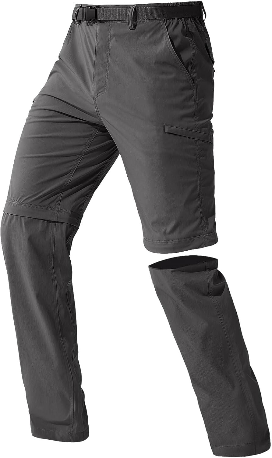 FREE SOLDIER Men's Outdoor Convertible Hiking Pants for Adventure