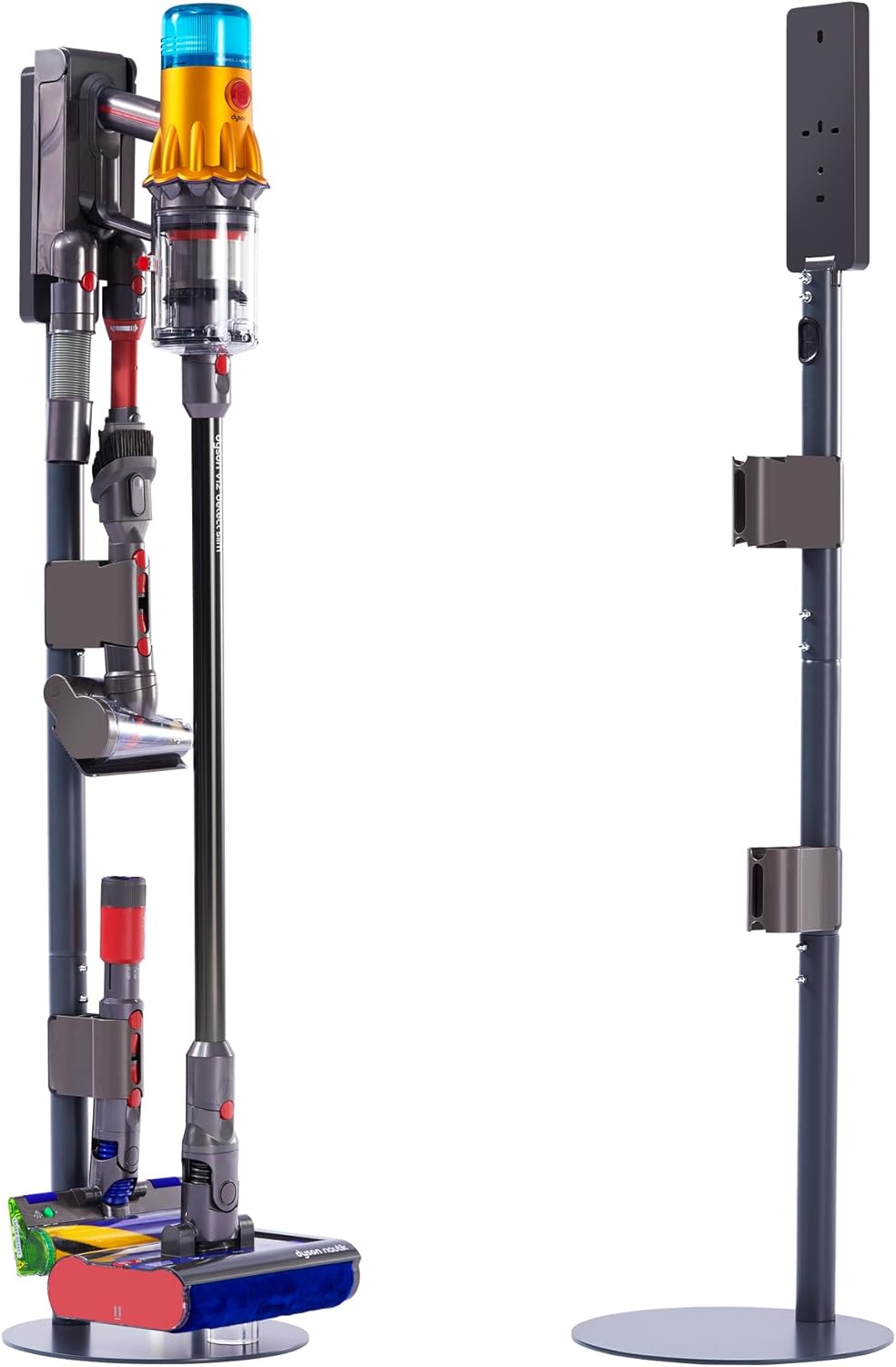 Dyson Vacuum Stand: Carbon Steel Floor Dock