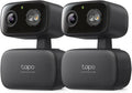 Tapo 2K 3MP Pan/Tilt Indoor/Outdoor Security Camera - HybridCam 360