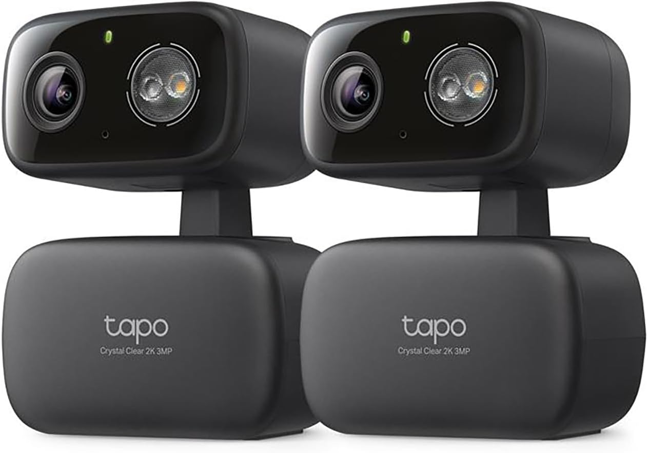 Tapo 2K 3MP Security Camera with Pan/Tilt and Night Vision