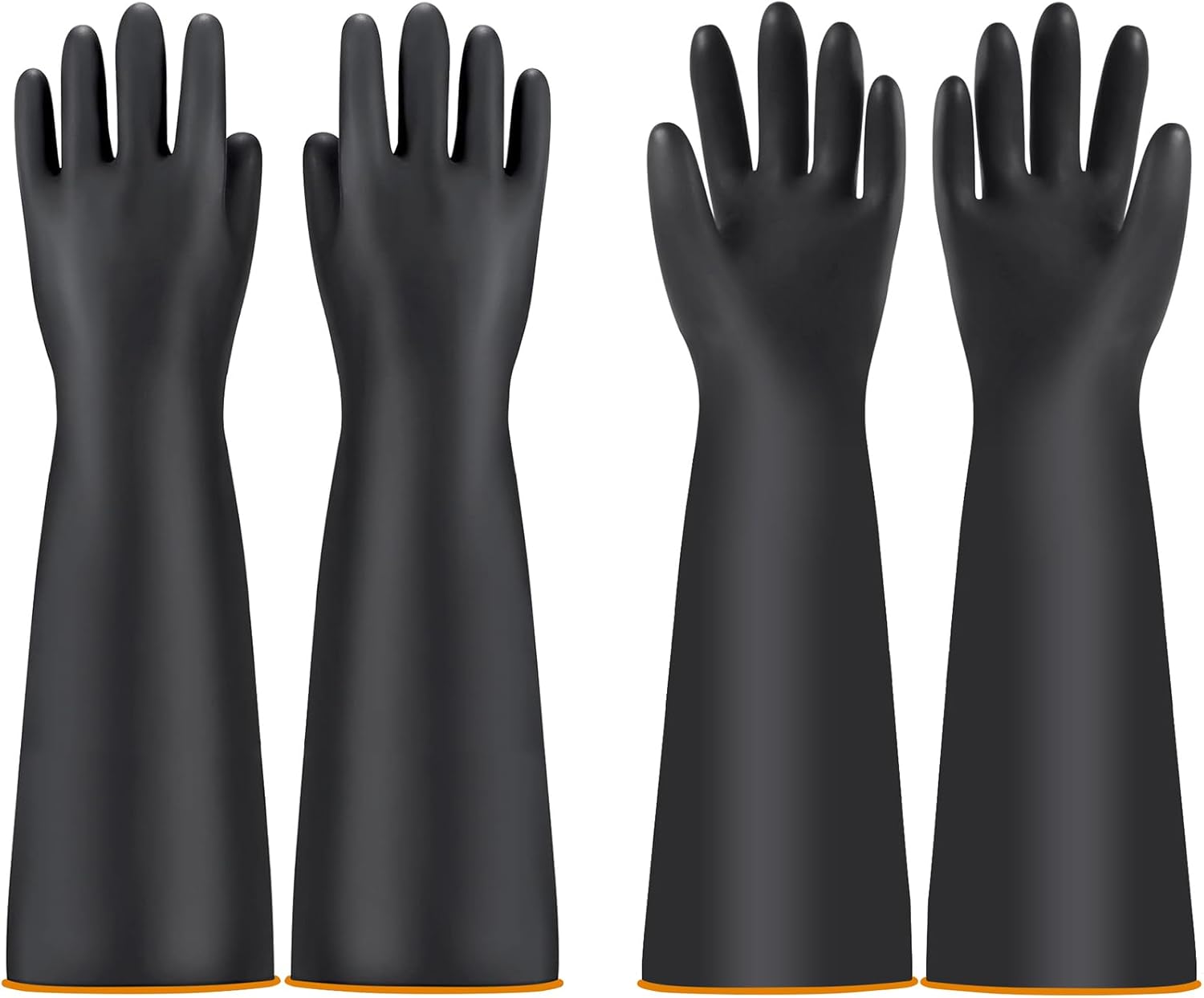 Chemical-Resistant Long Rubber Gloves by Haiou