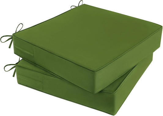 Outdoor Chair Cushions Set of 2 for Patio Furniture 24x24x4