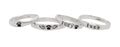 Sterling Silver Hand-Stamped Custom Pet Memorial Rings - Keepsake