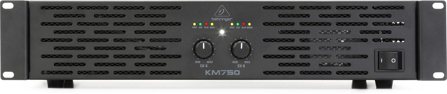 Behringer KM750 Professional 750 Watt Stereo Power Amplifier Review