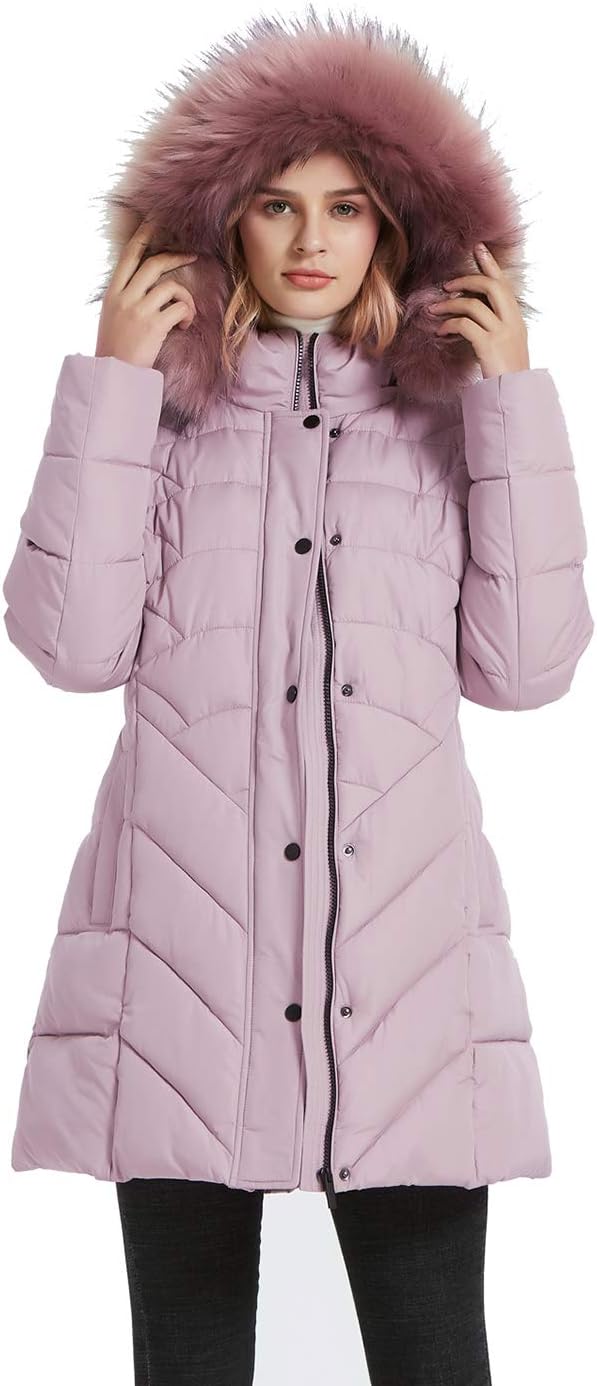 BINACL Women's Winter Warm Thicken Long Outwear Coat Jacket