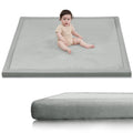Baby Play Mat for Floor 50x50 - Thick 1.3in Memory Foam Playpen Mat