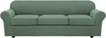 H.VERSAILTEX 4 Piece Stretch Sofa Covers for 3 Cushion Couch - Thicker