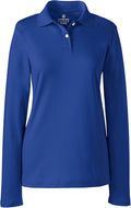 Lands' End School Uniform Women's Long Sleeve Feminine Fit Interlock