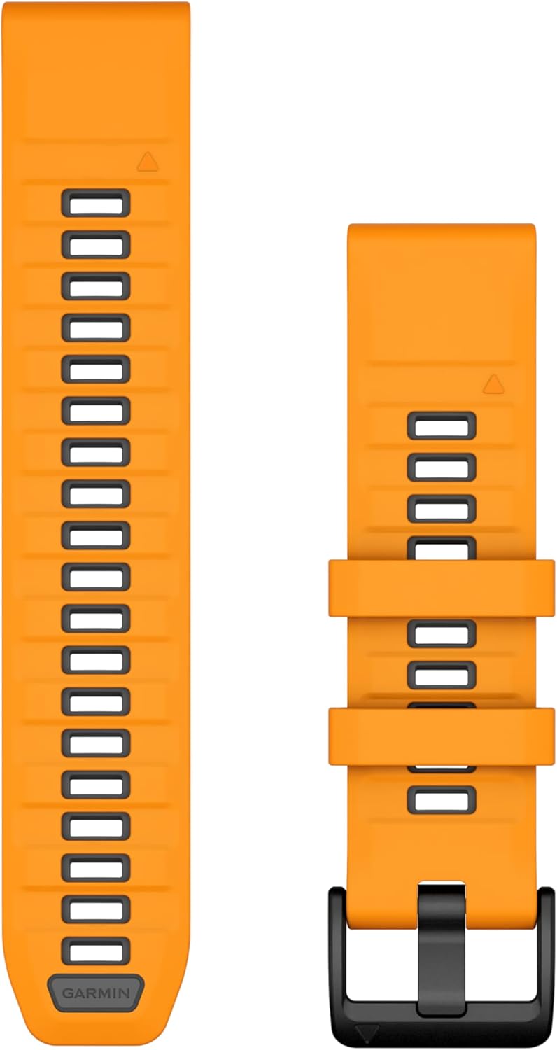 Garmin QuickFit 20mm Black/Pebble Gray Silicone Band Review