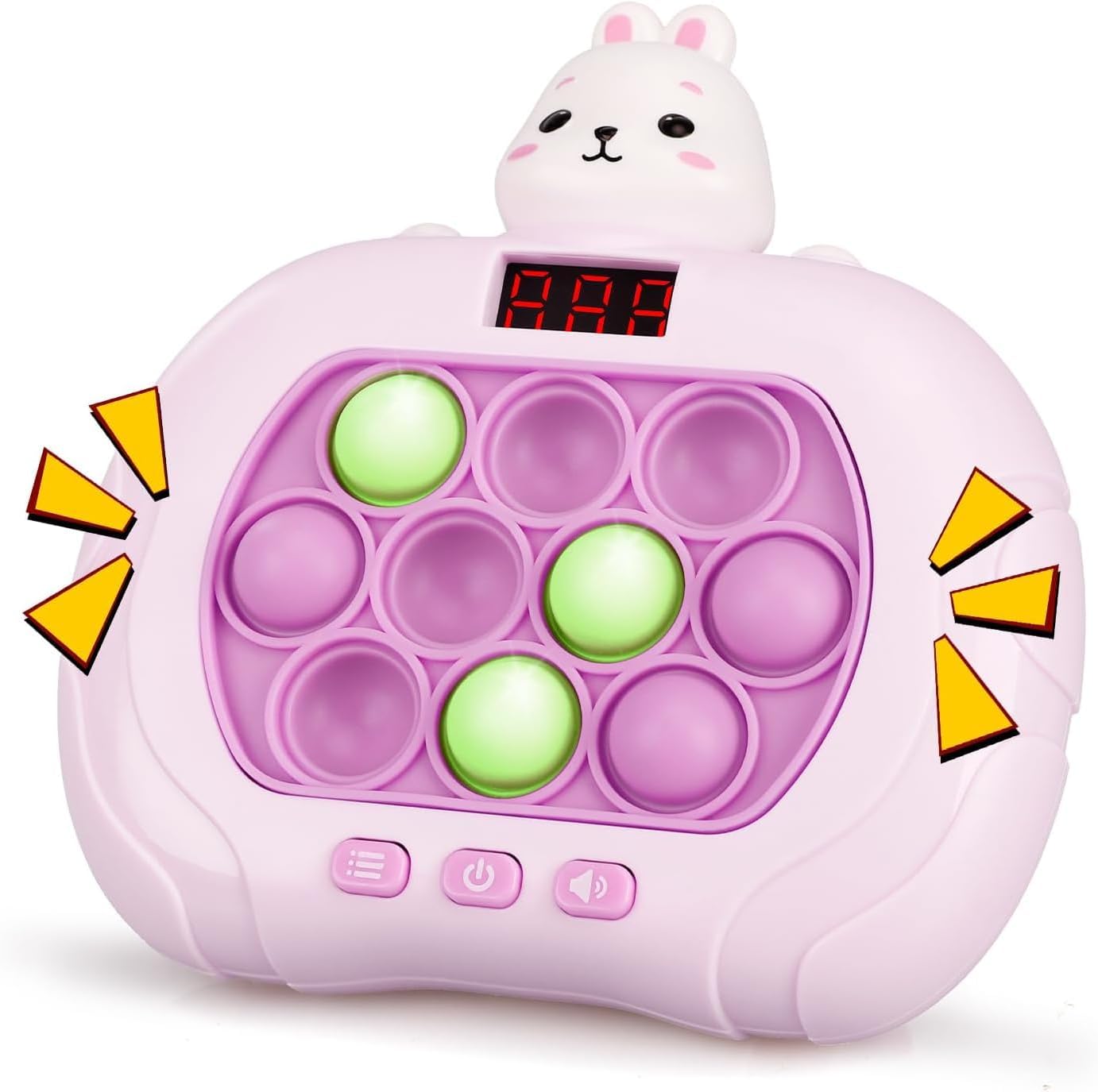 Light-Up LED Push Game for Kids - Rabbit Theme