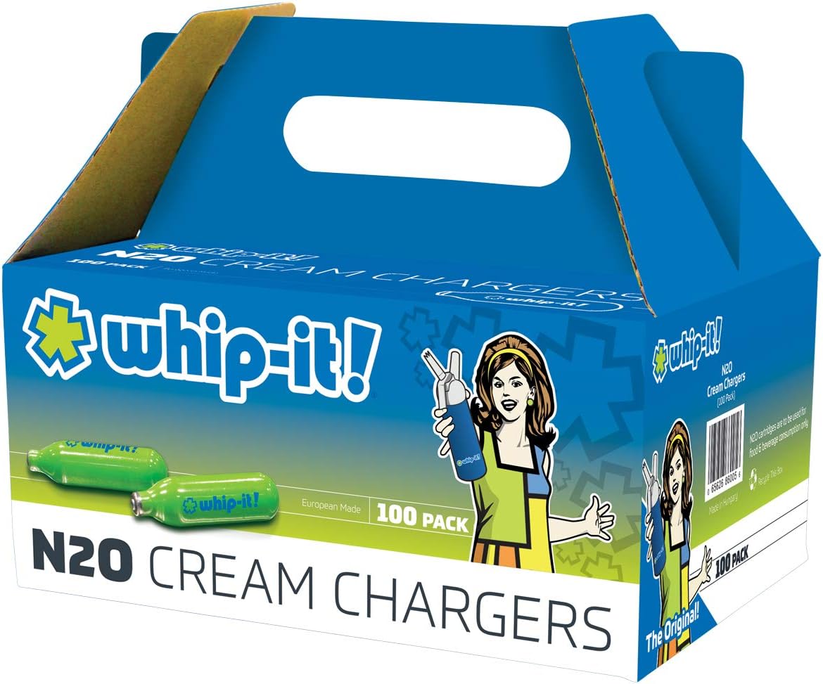 Whip-It! SV-6100: 100-Pack Small Cream Chargers for Whipped Perfection