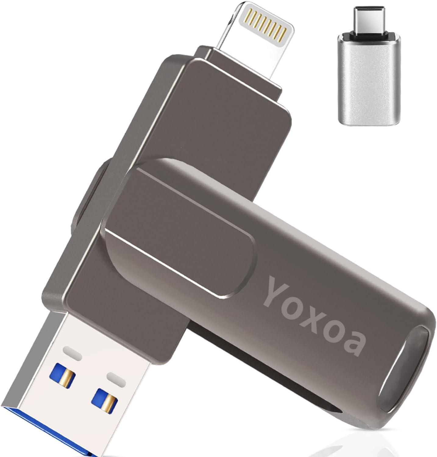 MFi Certified 512GB Flash Drive for iPhone & iPad - High-Speed Storage