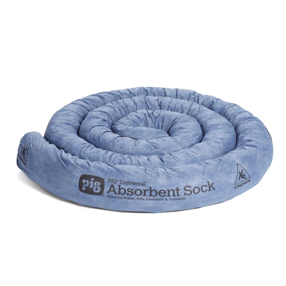 PIG Mildew-Resistant Absorbent Sock for Effective Leak Control