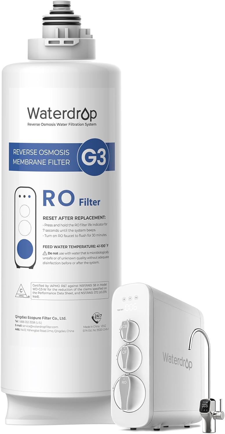 Waterdrop WD-G3-N2RO Replacement Filter for RO System