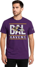 Zubaz NFL Men's Short Sleeve Team Graphic T-Shirt - Bold (Style GHV1)