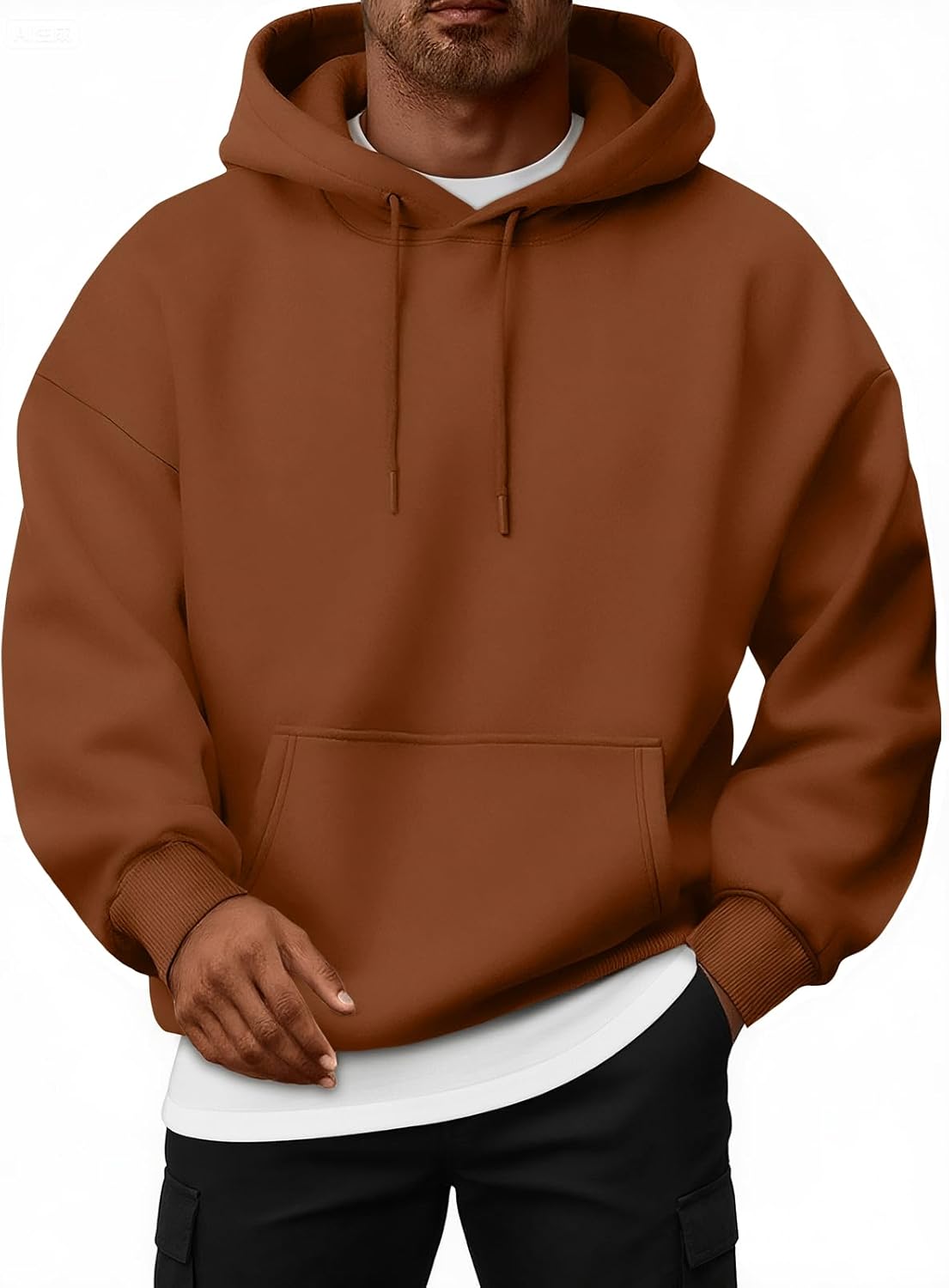 Oversized Hoodies for Men - Cozy Fleece Pullover with Pockets