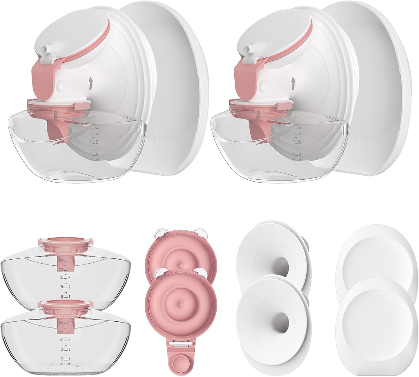 2 Pack Full Breast Pump Kits for Momcozy Upgraded M9 Efficiency