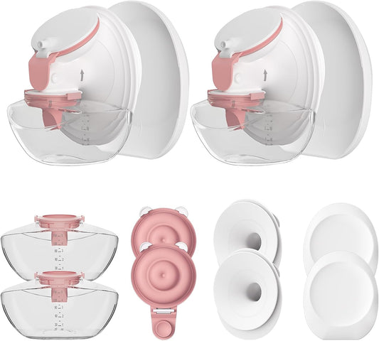 2 Pack Full Breast Pump Kits for Momcozy Upgraded M9 Efficiency