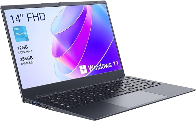 ECOHERO 2023 Laptop with 14in FHD IPS Screen and 12GB RAM