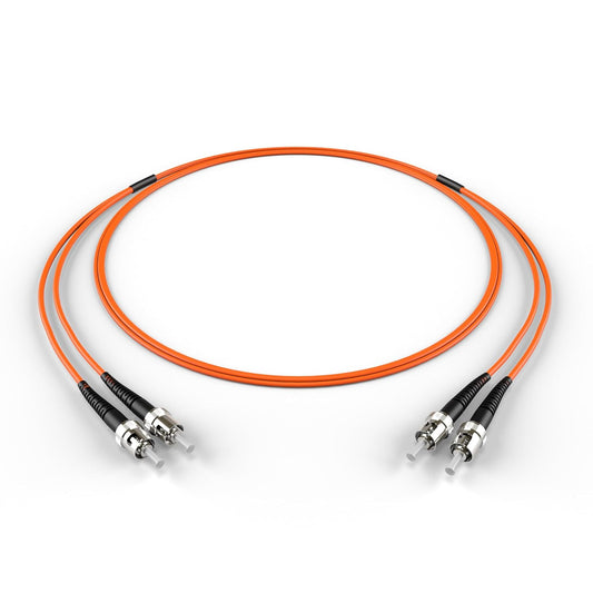 High-Speed ST-ST OM2 Fiber Patch Cable for Data Centers 45M