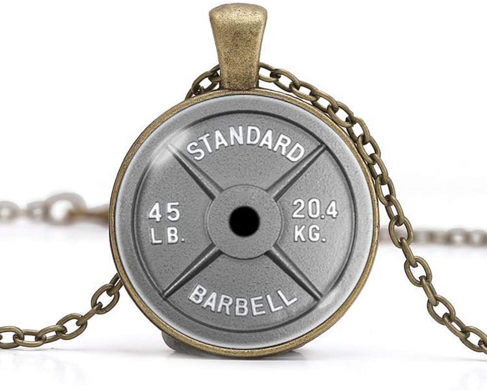 Barbell Dumbbell Fitness Necklace - Gain Strength on the Go!