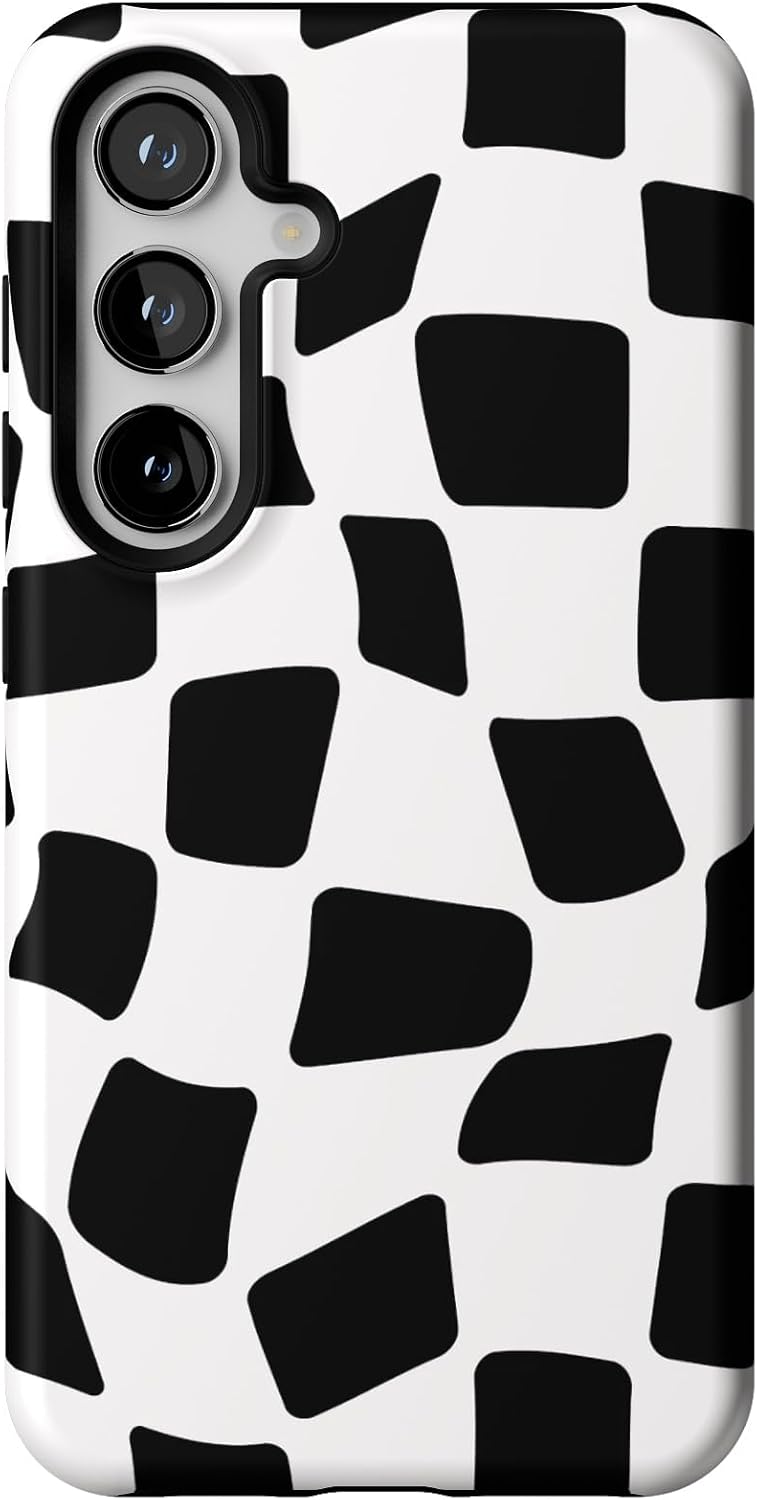 Casely Galaxy S24 Case - Funky Checkerboard Design for Protection