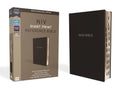NIV Reference Bible, Giant Print Leather-Look Black - Easy Reading