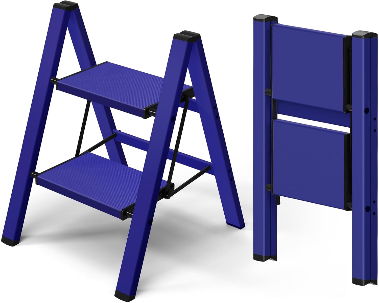 Taranta 2 Step Ladder - Lightweight Folding Stool for Home Use