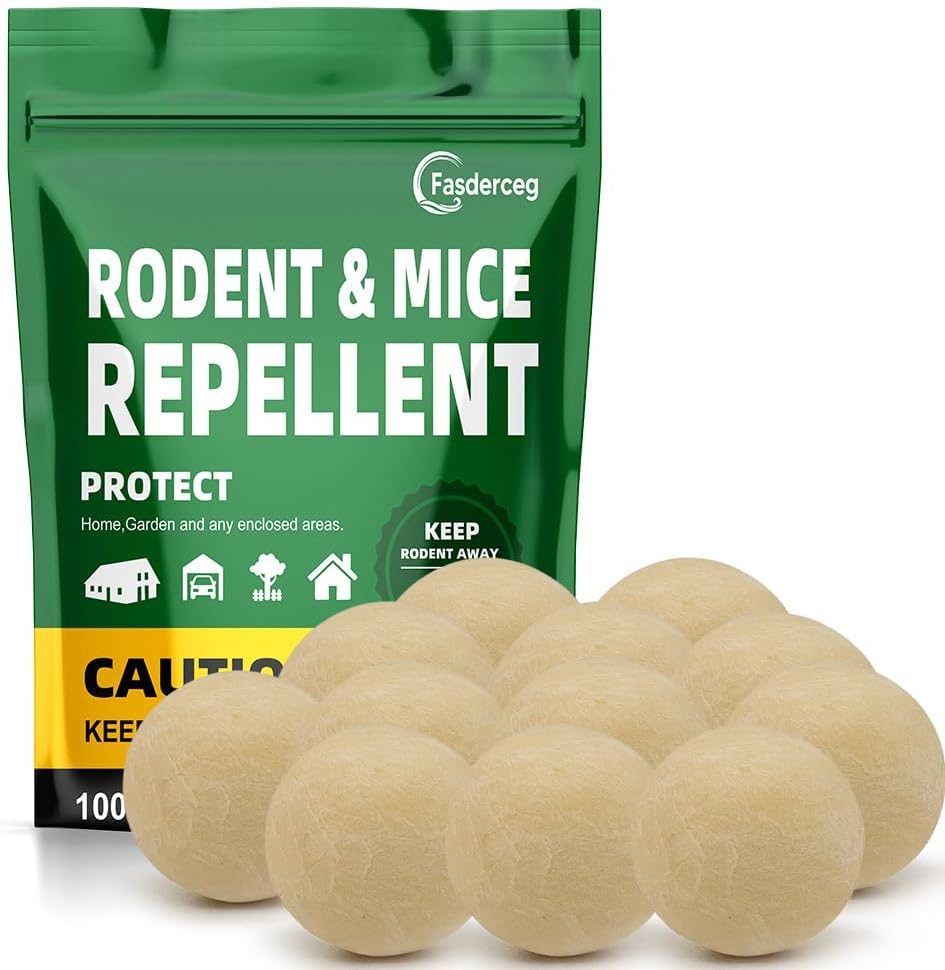 Peppermint Rat & Mouse Repellent Balls - Keep Rodents Away!