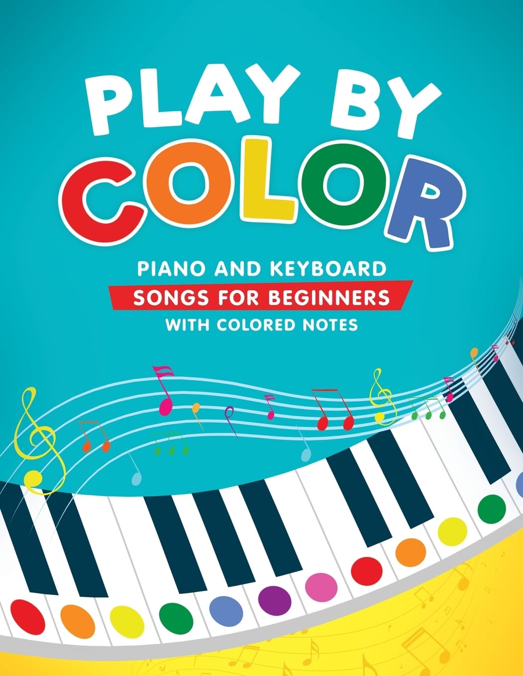 Colorful Beginner Piano Songs with Christmas Music