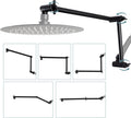 iFealClear 16in All Metal Shower Head Extension Arm - Adjustable
