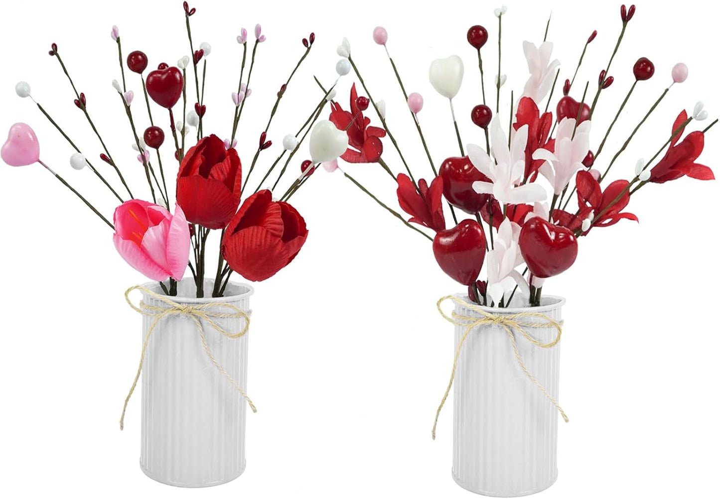 Valentine's Berry Rose Picks - Romantic Table Decor