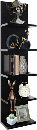 Homaterial 5 Tier Wall Shelf - Tall Floating Shelf Unit