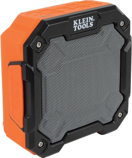 Klein Tools Bluetooth Jobsite Speaker - 20-Hr Run Time, Hands-Free, USB Charging