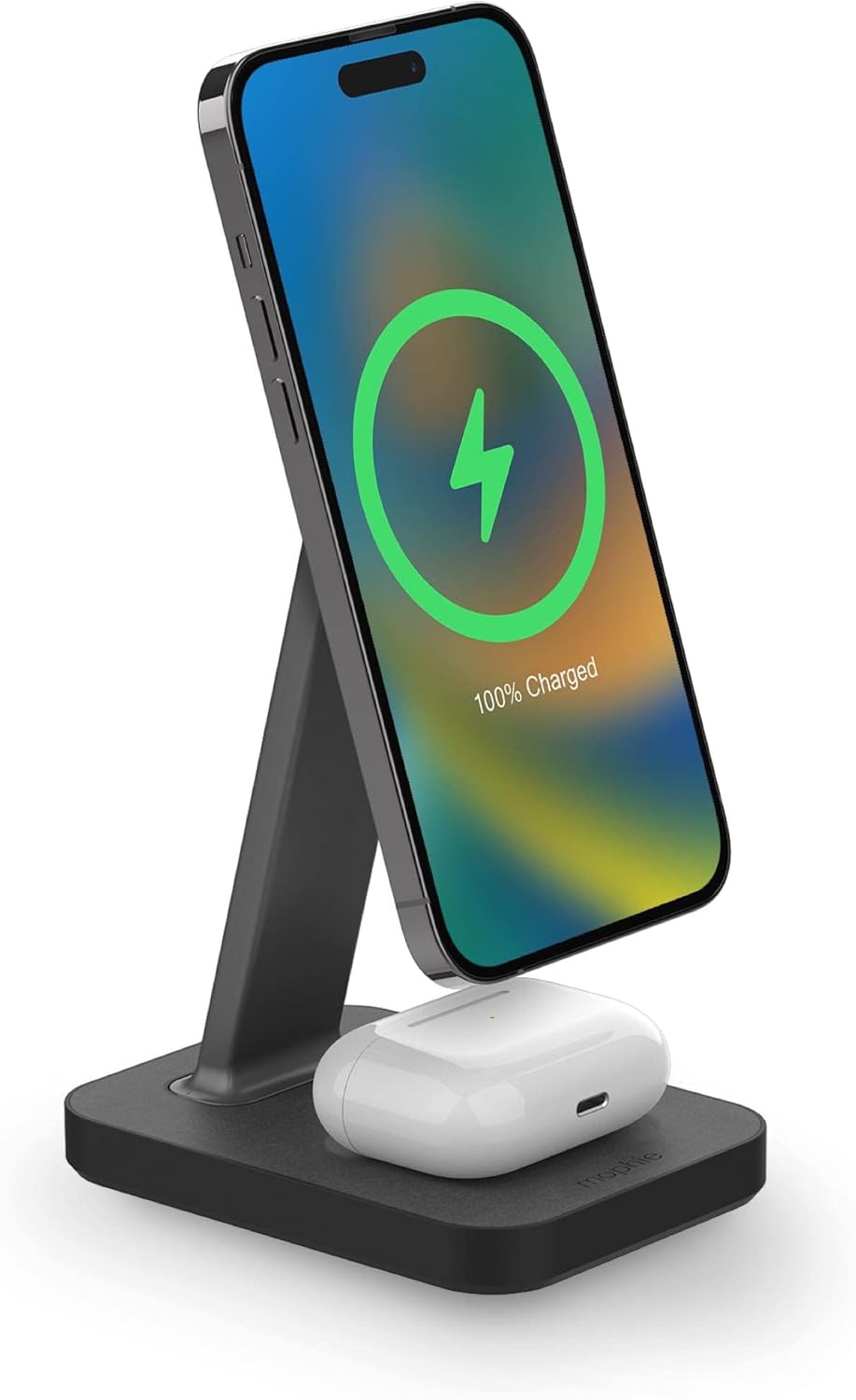 mophie Snap+ 2-in-1 Charge Stand & Pad for Wireless Charging