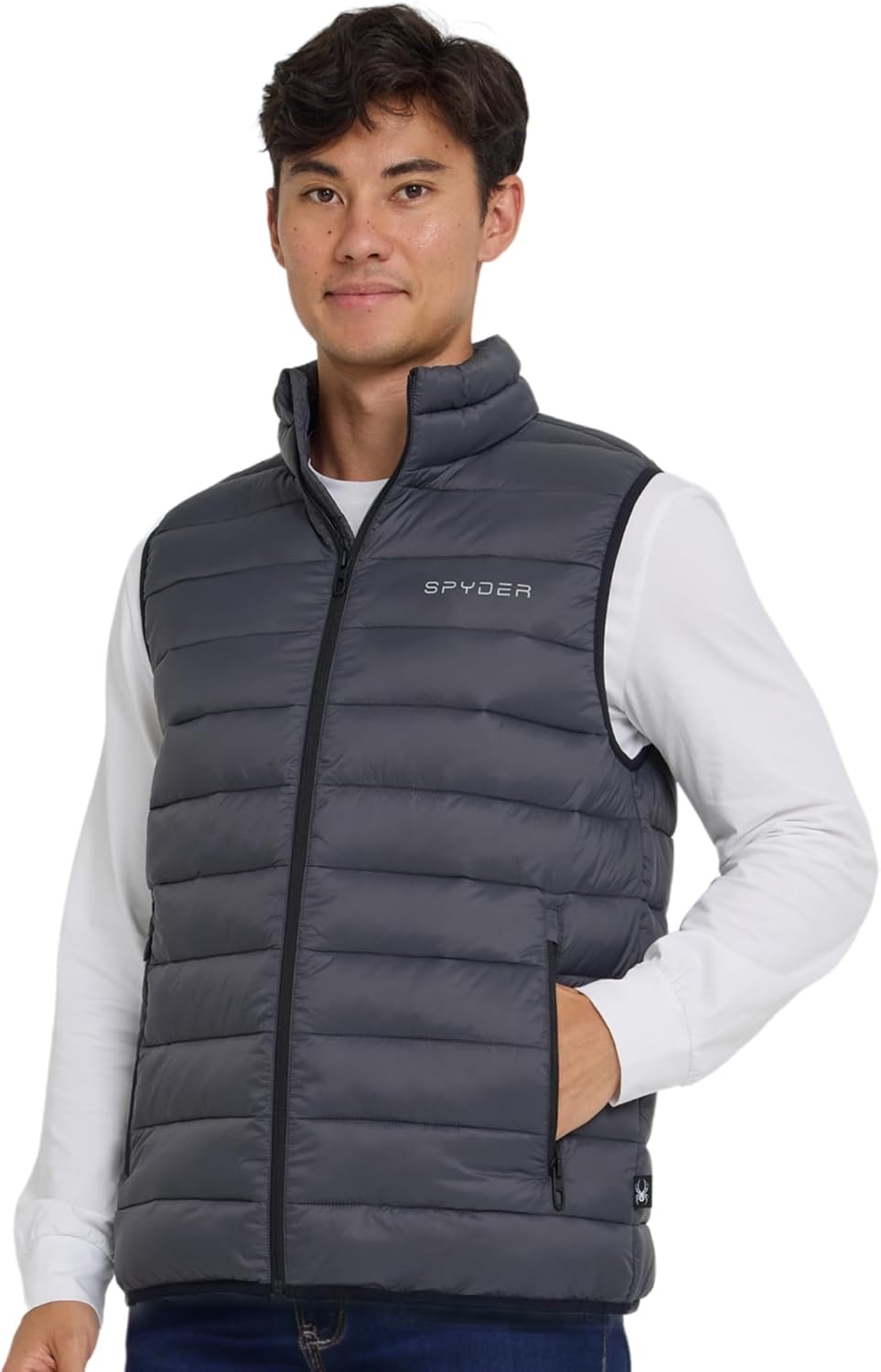 Spyder Puffer Vest for Men - Lightweight Quilted Outdoor Wear