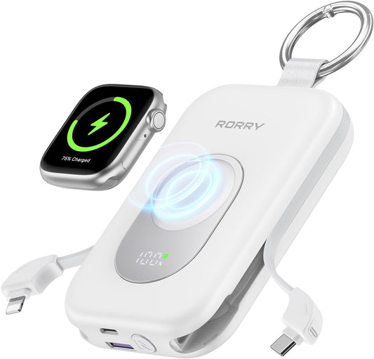 RORRY Portable Charger 20000mAh PD 30W Power Bank for Apple